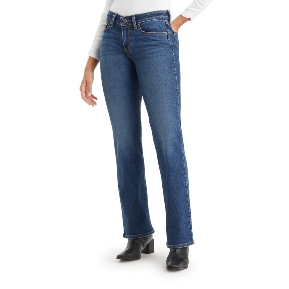 Photo 1 of Levi's Womens Superlow Boot Jeans, The Last Straw, 32 Regular US