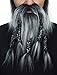 Mustaches Self Adhesive, Novelty, Viking Dwarf Fake Beard, False Facial Hair, Costume Accessory for Adults, Salt and Pepper Color