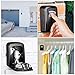 Key Lock Box, House Key Storage Lock Box with 4 Digits Combination Outdoor Key Safe Lock Box for Outside, Sturdy Wall Mounted Password Box with Mounting Kit & Waterproof Cover, Hide 5 Keys, Black…