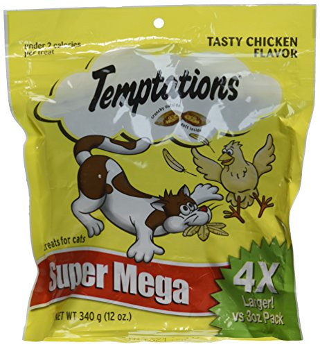 Temptations Cat Treats, Tasty Chicken Flavor, 12 oz Super Mega Bag