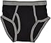 Trimfit Boys Soft 100% Cotton Tagless Briefs (8-Pack) Navy/Grey
