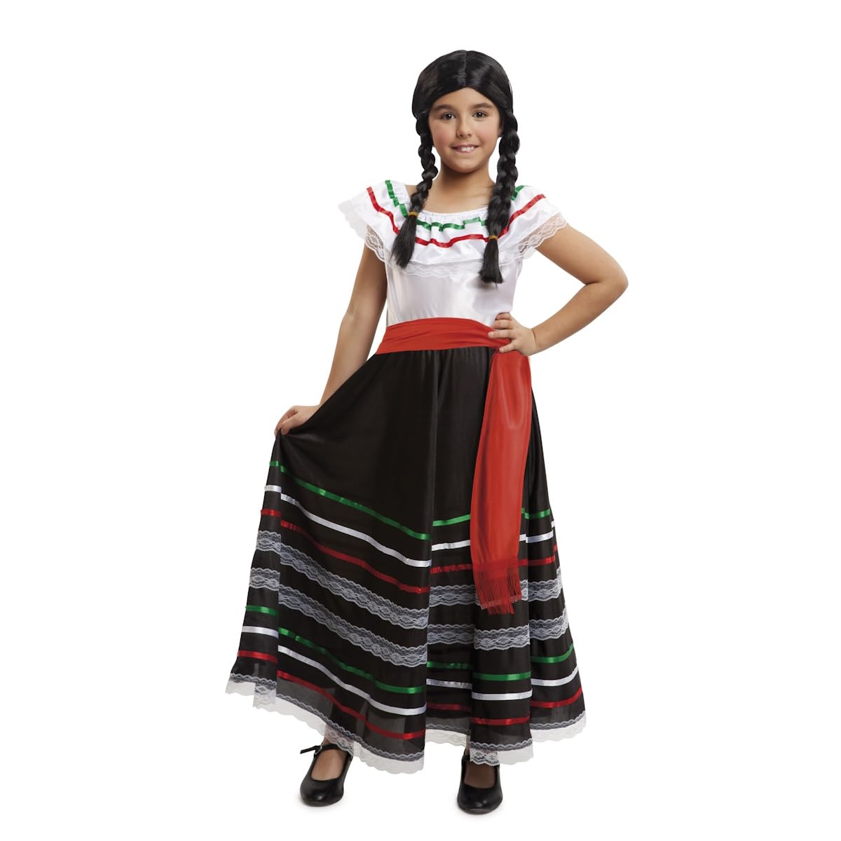 My Other Me Me-203715 Girls' Mexican Costume, 3-4 Years (Viving Costumes 203715)