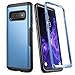 YOUMAKER Case for Galaxy S10+ Plus, Metallic Blue Heavy Duty Protection Full Body Shockproof Slim Fit Without Built-in Screen Protector Cover for Samsung Galaxy S10 Plus 6.4 inch (2019) - Blue/Black