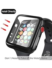 pzoz - Protector de pantalla para Apple Watch Serise 2 3, 42 mm