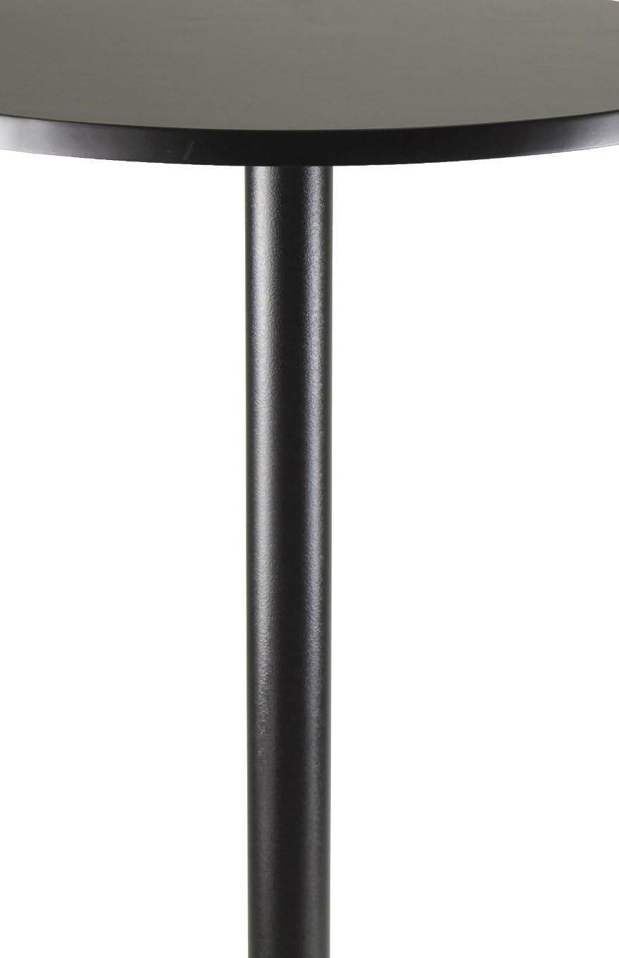 Winsome Obsidian Pub Table Round Black Mdf Top with Black Leg And Base - 23.7-Inch Top, 39.76-Inch Height: Furniture & Decor