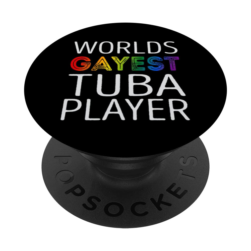 Worlds Gayest Tuba Player PopSockets Swappable PopGrip