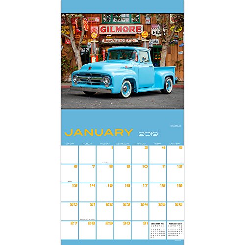 2019 Classic Cars Wall Calendar - Thumbnail 2