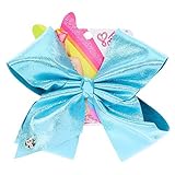 Claire's Claires Girl's JoJo Siwa Large Turquoise Shiny Signature Hair Bow