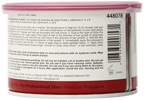 Gigi Super Fruit Wax, Cranberry Plus Pomegranate, 14 Ounce