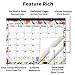 Large Desk Calendar 2020, 17.75 x 13.75 (Floral), Use to December 2020, Wall Calendar or Desktop Calendars with Stickers for Calendars, Monthly Calender by Cranbury
