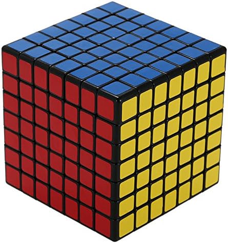 7X7X7 Magic Cubes Speed Twist Ultra-smooth Cubo Magic Puzzle Professional Educational Toys for Kids Children Adult Black Base