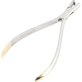 Annhua Distal End Cut Plier with Mini Head &amp; Longer Handle, Hold &amp; Cut Hard and Soft Wire Orthodontic Cutter Dental Surgical Instrument Tool