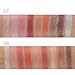 9 Colors Diamond Bright Colorful Eye Shadow Palette Glitter Eyeshadow Palette with Mirror (Color 7)