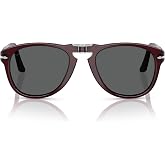 Persol mens Po0714 Folding Aviator Sunglasses