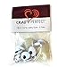 Oval Comic Button Safety Eyes for Craft Crochet Knitting Stuffed Animal Amigurumi and Doll Projects - 18mm x 14mm - 5 Pairs