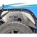 EAG Front Inner Fender Liner Wells Silver Aluminum Fit for 07-18 Wrangler JK