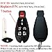 SaverRemotes 7 Button Key Fob Compatible for 2008-2016 Chrysler Town and Country, 2008 2009 2010 2011 2012 2013 2014 2015 2016 Dodge Grand Caravan Replacement M3N5WY783X