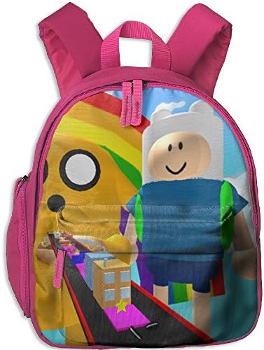 ROBLOX Meet The Doggyshoulder Bag Lightweight And Durable Backpack Perfect For School,Multi-pockets Bookbag Pink