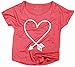 Superluxe Womens Valentines Day Arrow Heart Tri-Blend Dolman T-Shirt