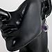 925 Oxidized Sterling Silver Purple Amethyst Gemstone Oval Rope Edge Dangle Hook Earrings 1.3