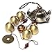 yazi Pentágono Pavilion dinero dibujo Wind Chimes 5 campanas casa jardín Feng Shui Decoración