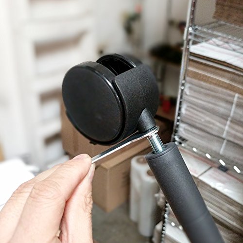 eeZe Rack 2.4-inch (2.4") Universal Wire Shelving Wheels, NSF Certified, (Set of 4) - Thumbnail 4