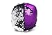 The Original Fidget - Purple & Silver Circle Sequin Pillow Fidget Toy for Sensory Therapy to Relieve Stress and Increase Focus for Adults and Kids. Helps with ADHD ADD Autism by Little Monkey- 1C