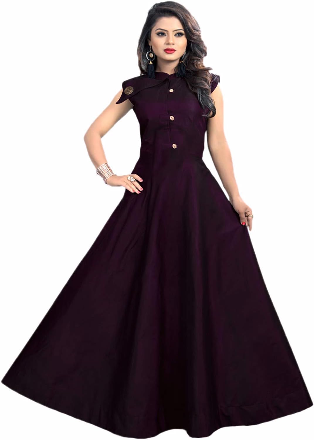 Women's Anarkali Knee Length Dress