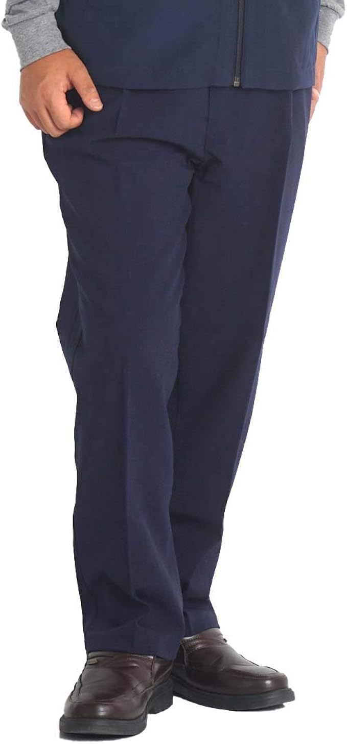 Amazon.co.jp Slacks Men's Senior Easy Father Pants, Hemmed Hem, 65/68