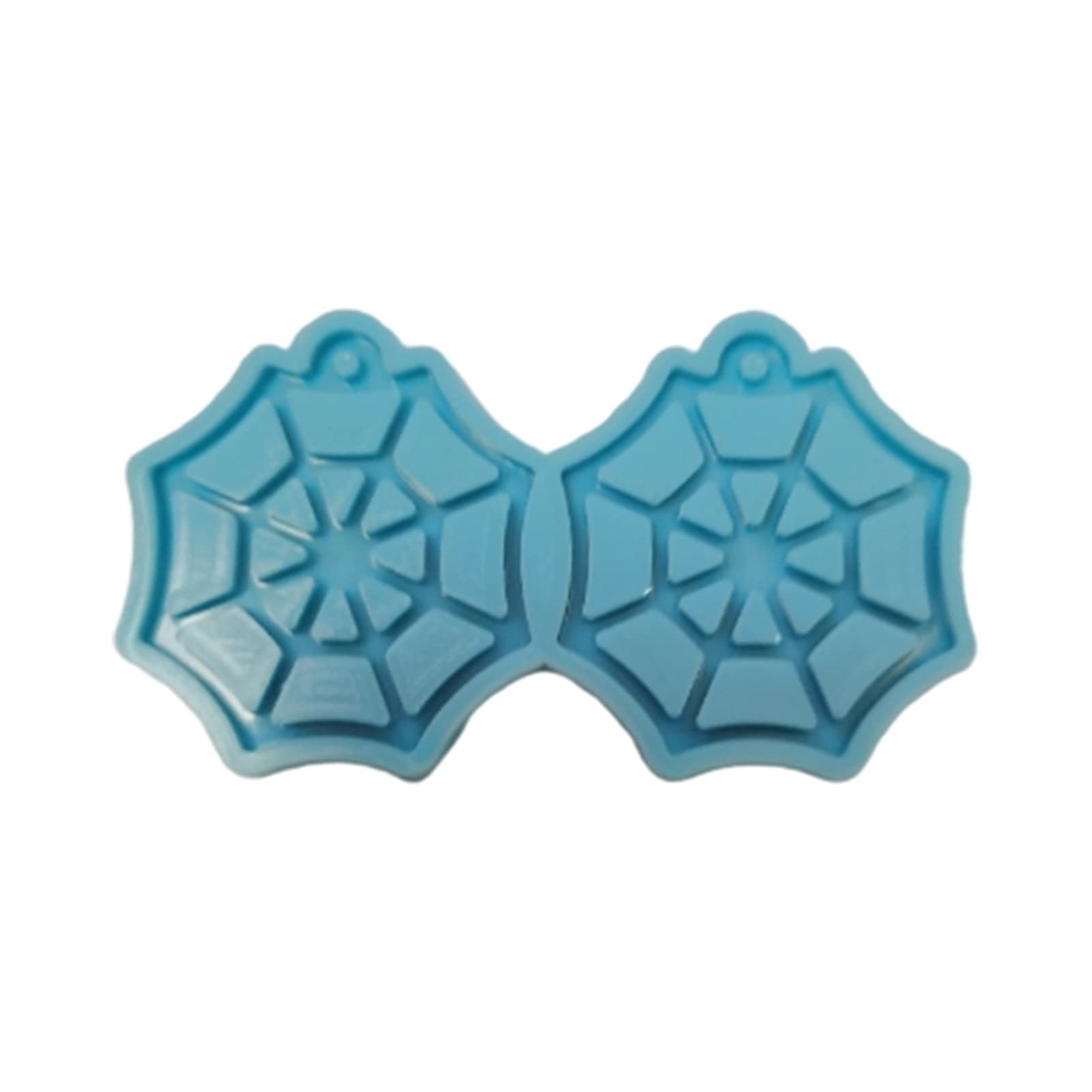 FEIBIZI MK803 Crystal Epoxy Resin Mold Spiderweb Shape Earrings Dangler Casting Silicone Mould DIY Crafts Jewelry Pendant Making Tools Jewelry Craft (Color : 1)