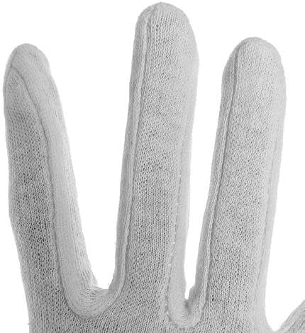 CXS Fawa cotton gloves (pack of 12), white, Weiß, 10 - Image 3