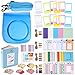 Neewer 56-in-1 Accessory Kit for Fujifilm Instax Mini 70 (Blue), Includes: Camera Case with Adjustable Strap, Various Frames, Book Album, Color Filters, Corner Stickers, Photo Instant Films Stickers