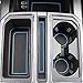 CupHolderHero Fits with Ford F150 Accessories 2015-2020 Custom Interior Non-Slip Anti Dust Cup Holder Inserts, Center Console Liner Mats, Door Pocket Liners 30pc Set (Bucket SuperCrew) (Blue Trim)