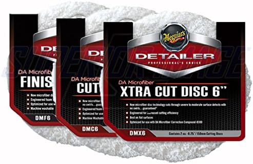 Meguiars 6 in DA Microfiber Combo Kit