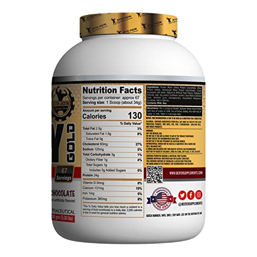 Dexter Jackson Gold Signature Series Whey Gold | Double Chocolate | 5 Lbs