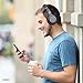 Active Noise Cancelling Headphones Wireless Bluetooth Headphones Over Ear with Mic, HiFi Stereo Deep Bass, Comfortable Protein Ear pads, Foldable Headset for Travel Work Gaming PC TV Cellphone