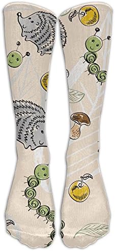 Over The Calf Tube Ankle Socks Knee Length Hedgehog Caterpillar Sock Sport Legs/Boots Knee High Mid-calf