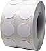 White Color Coding Labels Round Circle Dots 1/2 Inch 1,000 Total Adhesive Stickers