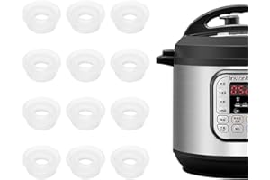 SENLIXIN 12 Pcs Instapot Replacement Float Valve Gaskets Silicone Float Valve Sealer Caps for Instant Pot Duo 3, 5, 6, 8 Qt, Duo Plus, Ultra, LUX 3, 8 Qt