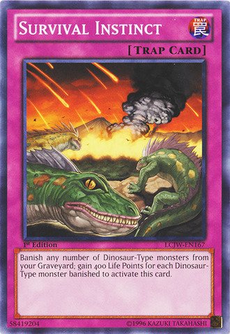 Yu-Gi-Oh! - Survival Instinct (LCJW-EN167) - Legendary Collection 4: Joey's World - 1st Edition - Common