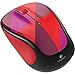 Logitech - M325c Wireless Optical Mouse - Red Harlequin