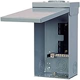 Siemens W0408ML1125U Load Center, Gray, 15.50 L x 13.00 W x 5.20 H