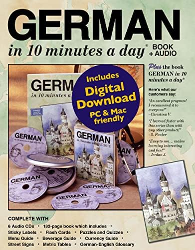 Amazon.com: GERMAN in 10 minutes a day® with CD-ROM: 9781931873031
