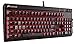 CORSAIR Strafe Mechanical Gaming Keyboard - Red LED Backlit - USB Passthrough - Tactile and Quiet - Cherry MX Brown Switch (CH-9000092-NA)