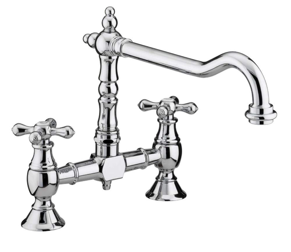 Bristan K BRSNK C Colonial Bridge Chrome Plated Sink Mixer - Chrome