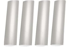 SUONA 15 5/8 Inch SS Heat Plates Shield for Kenmore 148.45961610 148.23683310 148.20125510 148.16656011 148.34176411 Grill Replacement Parts for Master Forge P3018 SH3118B Heat Diffuser 4 Pack ST-45-4