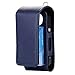 iQOS Electronic Cigarette Protective Holder Cigar Cover iQOS Wallet Case Electronic Cigarette PU Leather Carrying Case Box with Card Holder (Blue)