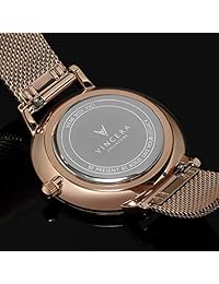 Vincero - Reloj de lujo para mujer con correa de piel