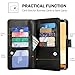 Samsung Galaxy S8 Case BENTOBEN Wallet Glitter Faux Leather Flip Case for Samsung Galaxy S8 Black