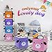 Onlyeasy Foldable Toy Storage Box, Bedroom Bin Organizer Nursery Basket, Cube Storage Box Container for Kids & Toddlers, 30 x 30 x 30 cm, Dog Pattern, 4 Colors, MXDGOB04P